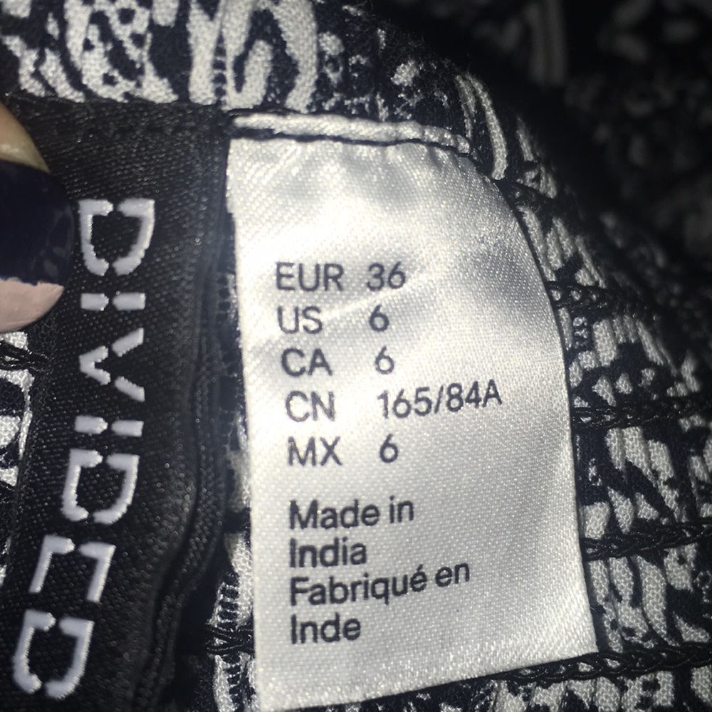 Black/white H&M dress - Picture 4 of 4